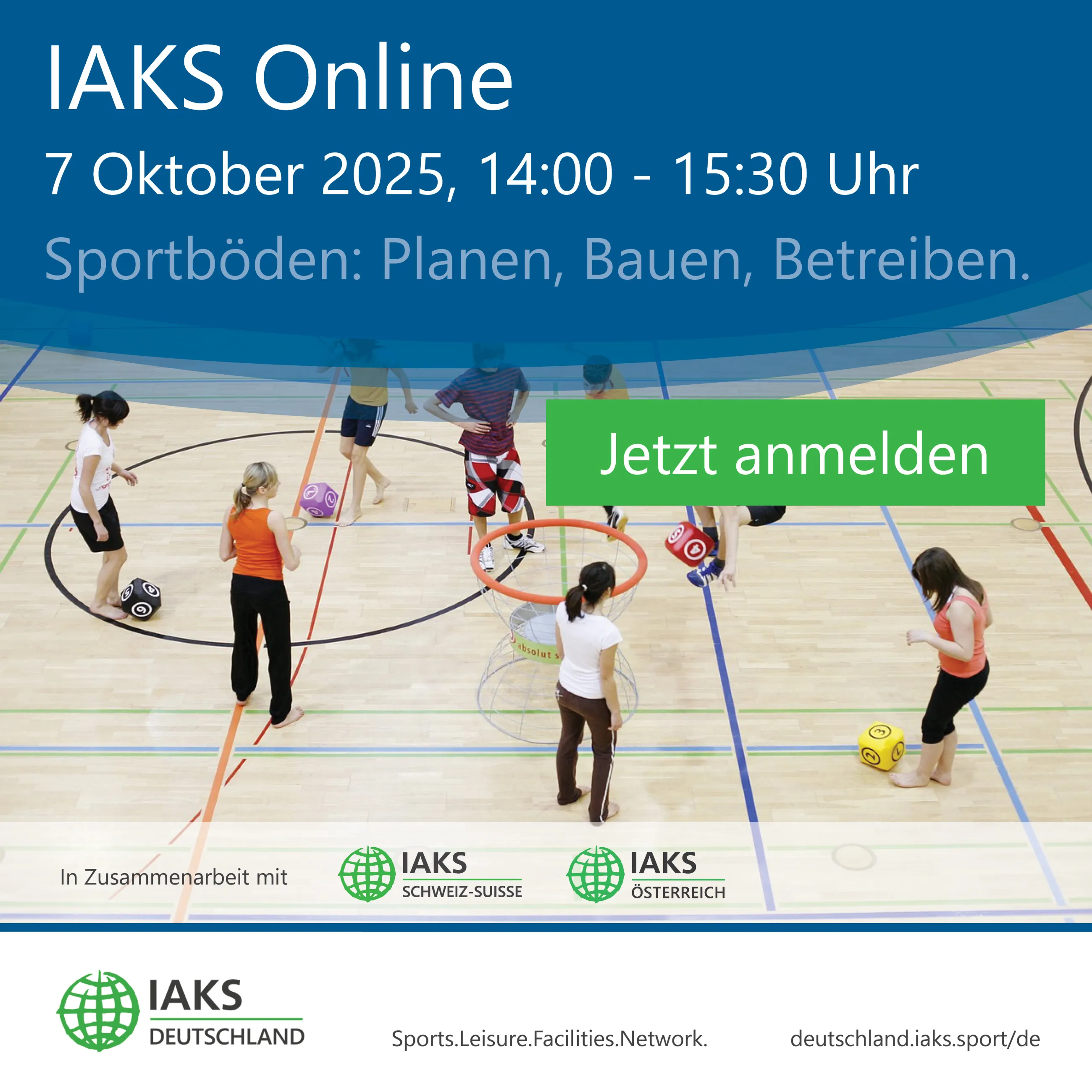 iaks online webinar sportböden