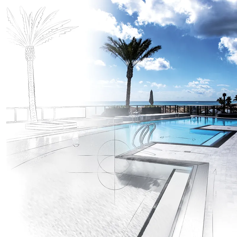 Porsche Design Tower _ Miami _ USA (credits Myrtha Pools)